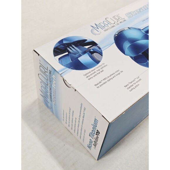 BaBylissPRO Nano Titanium MiraCurl Professional Curl Machine Steam Tech NEW - Picture 8 of 10